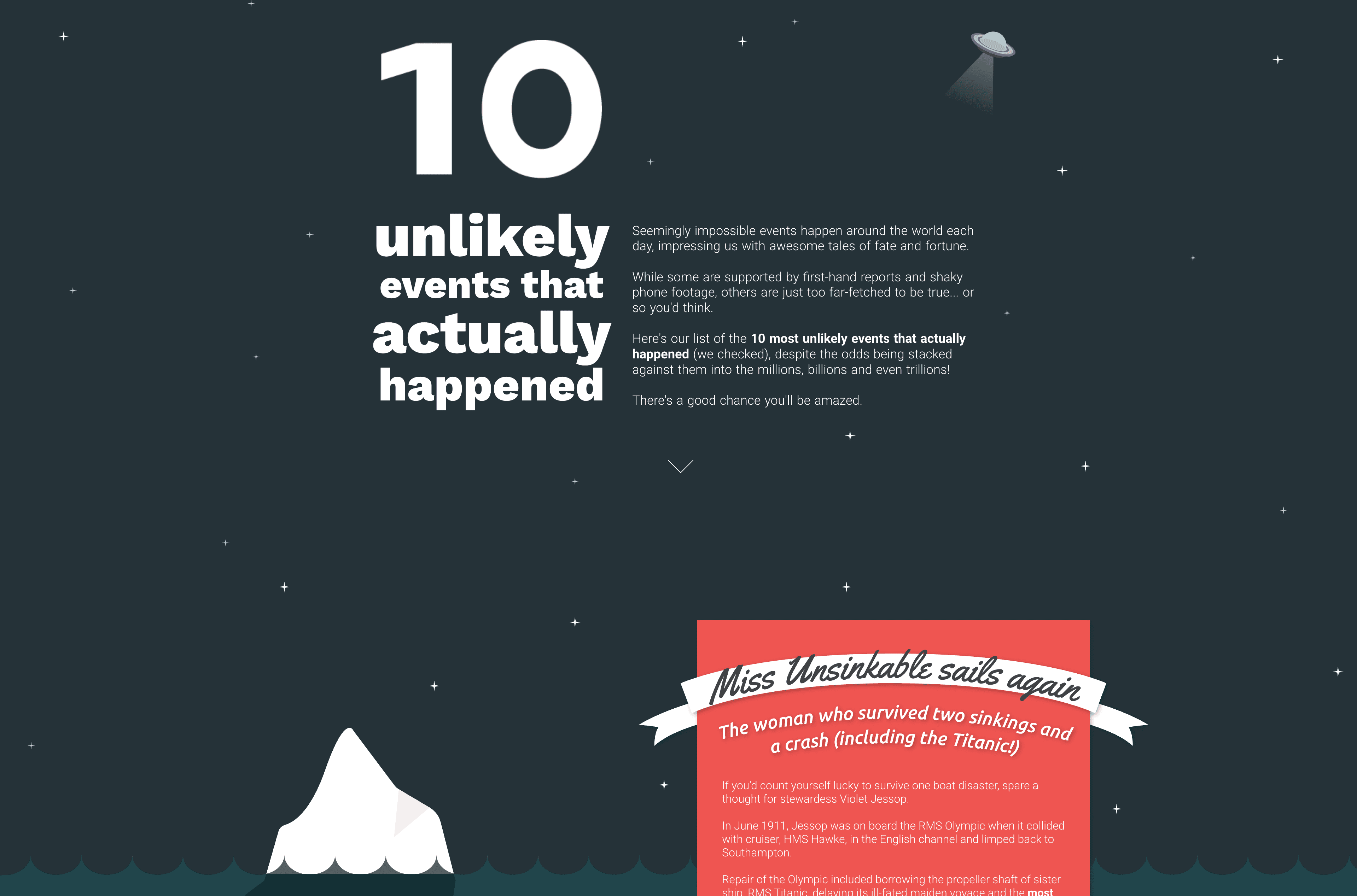 10 Unlikely Events That Actually Happened - 1